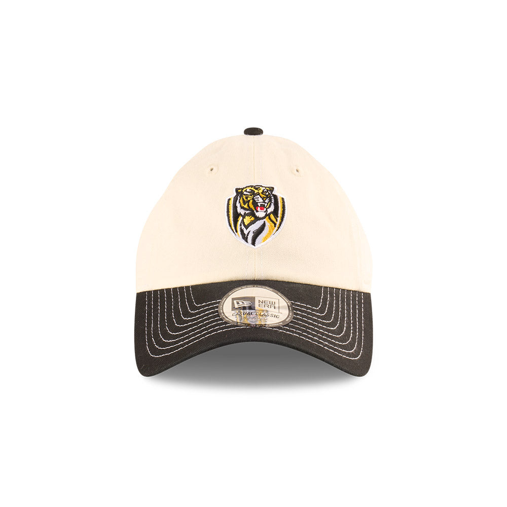 Richmond Tigers Hat - 2025 AFL 2Tone Chrome Contrast Casual Classic Strapback Cap - New Era